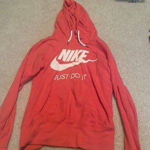 Coral Nike sweatshirt